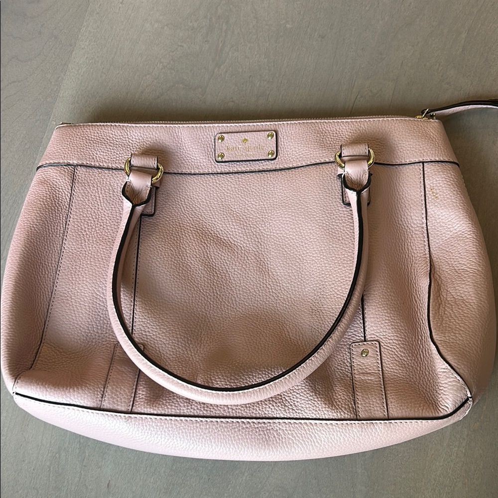 Kate Spade Pink Shoulder Bag with Structured Design
